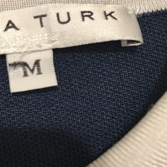 Trina Turk Bookish Sweater Dress Navy Blue Size Medium - Picture 7 of 8